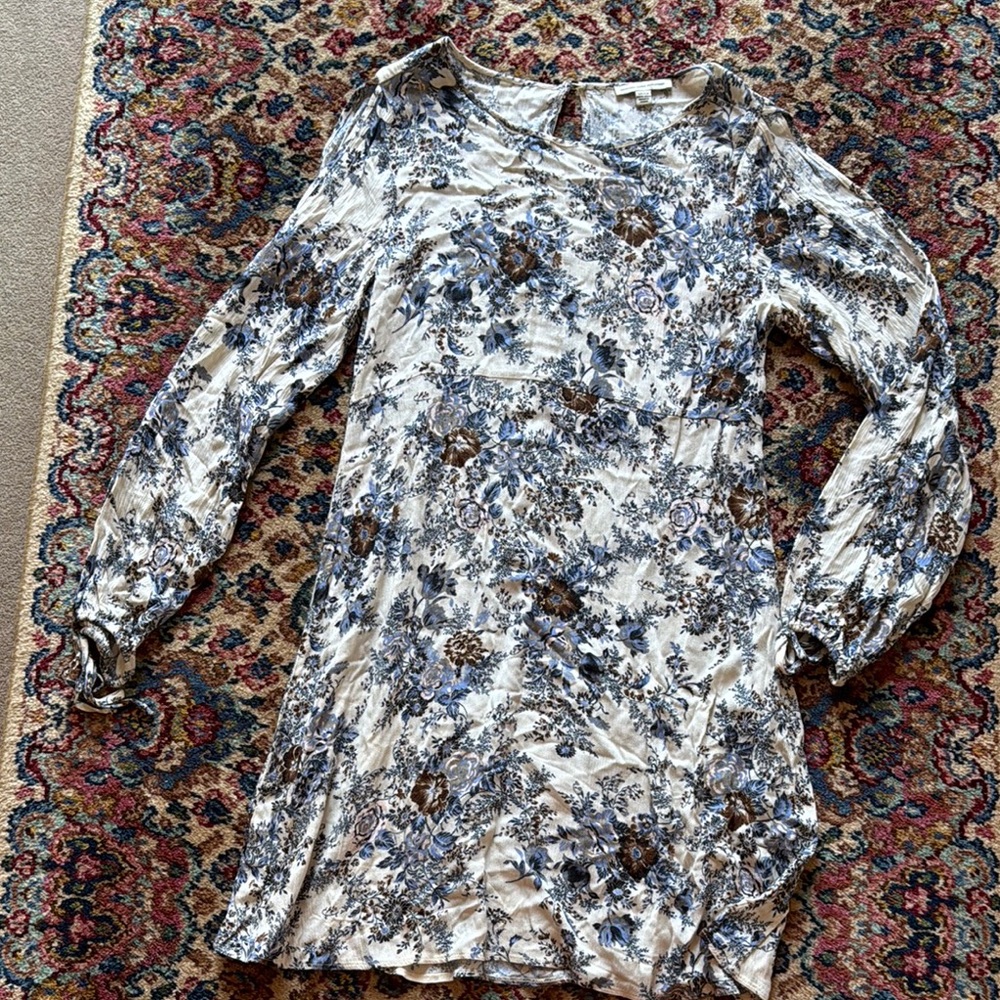 Floral Long Sleeve Dress